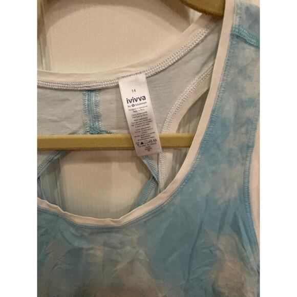 ivivva Size 14 Light Blue Tank - Picture 3 of 4